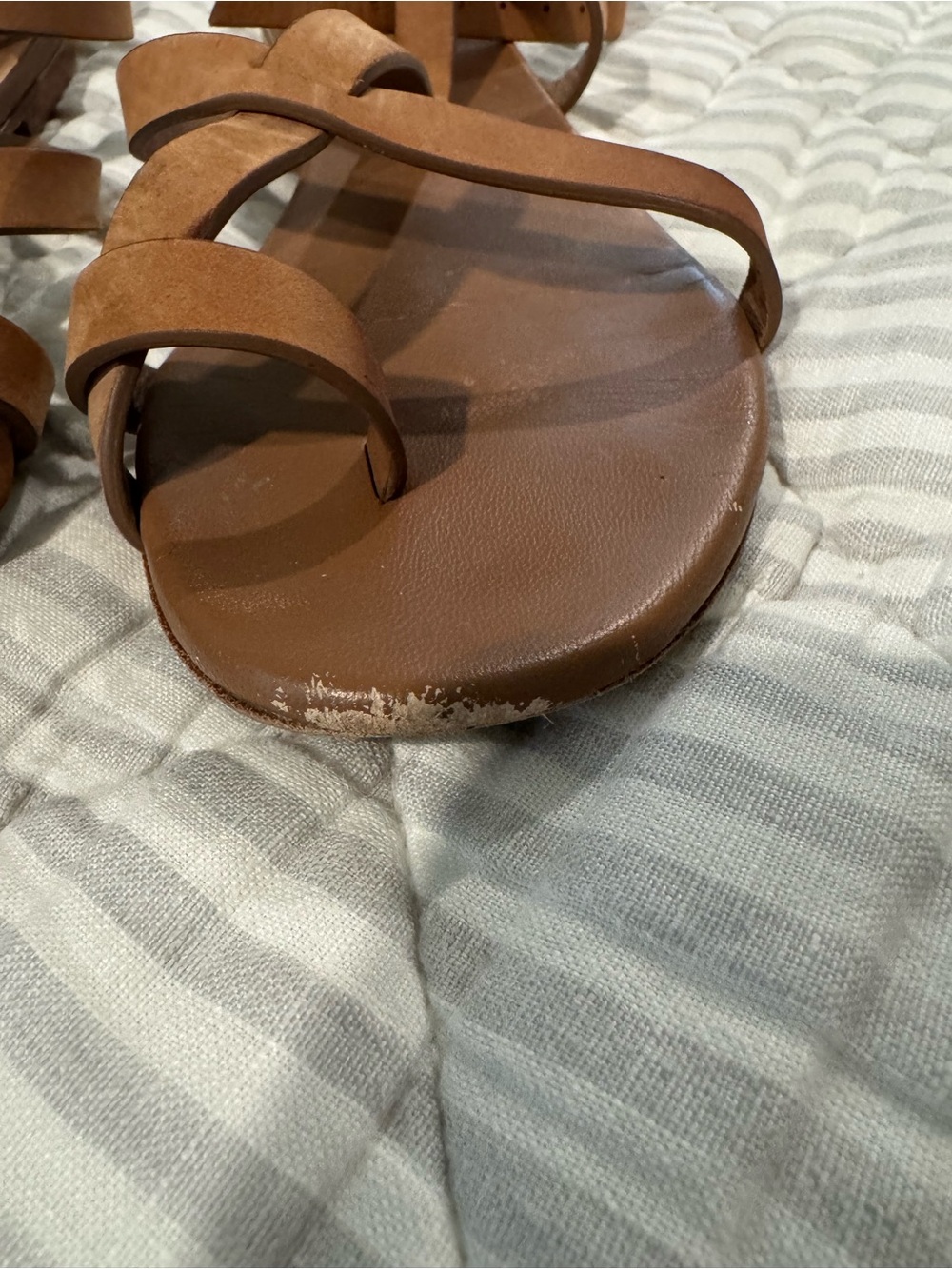 Jenni Kayne Oiled Leather Strappy Sandals - Picture 5 of 9